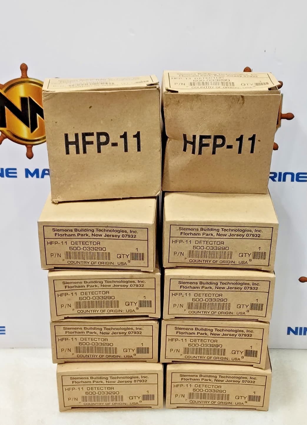 LOT OF 10 SIEMENS HFP-11 FIRE ALARM SMOKE HEAT DETECTOR #NEW (USA MADE)