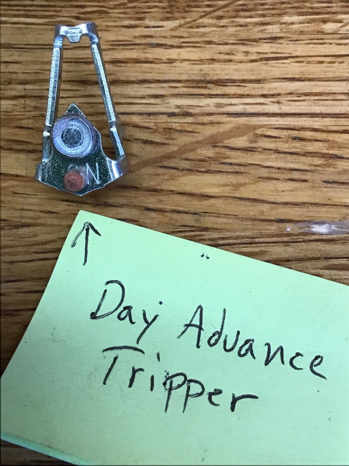 PARAGON SKIP A DAY TRIPPER Timer Dial Rider X-2772 for 4000 Series Time Clocks 2