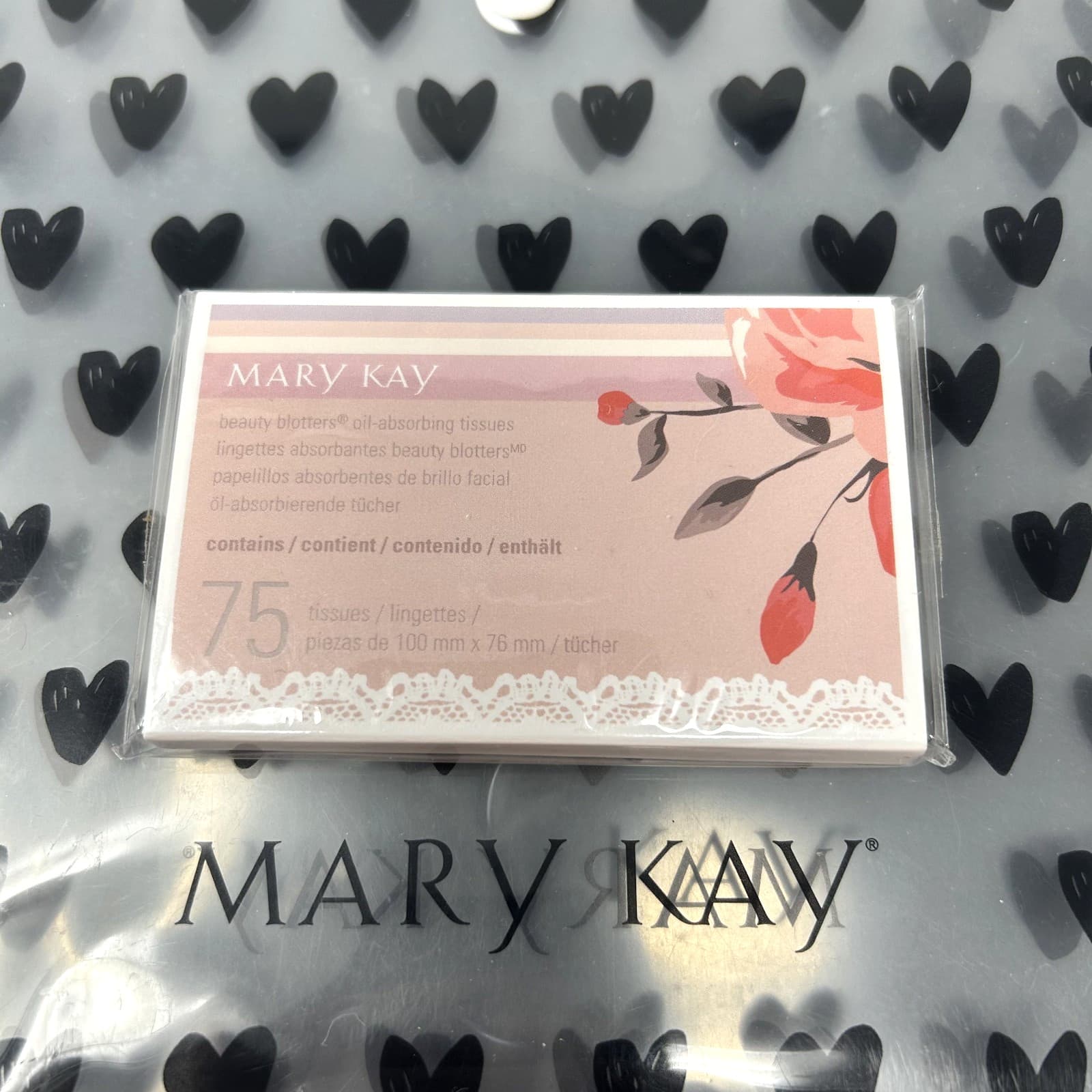 Mary Kay BEAUTY BLOTTERS Oil Absorbing Tissues 75 Count SEALED FAST SHIP