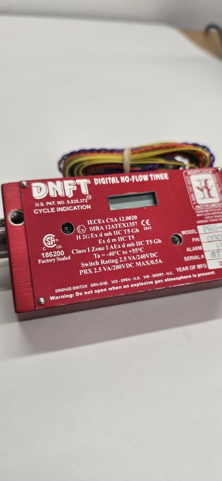 DNFT Ariel / Whitlock PRG-PS  DNFT Digital No Flow Timer PRG-PS 000519 3