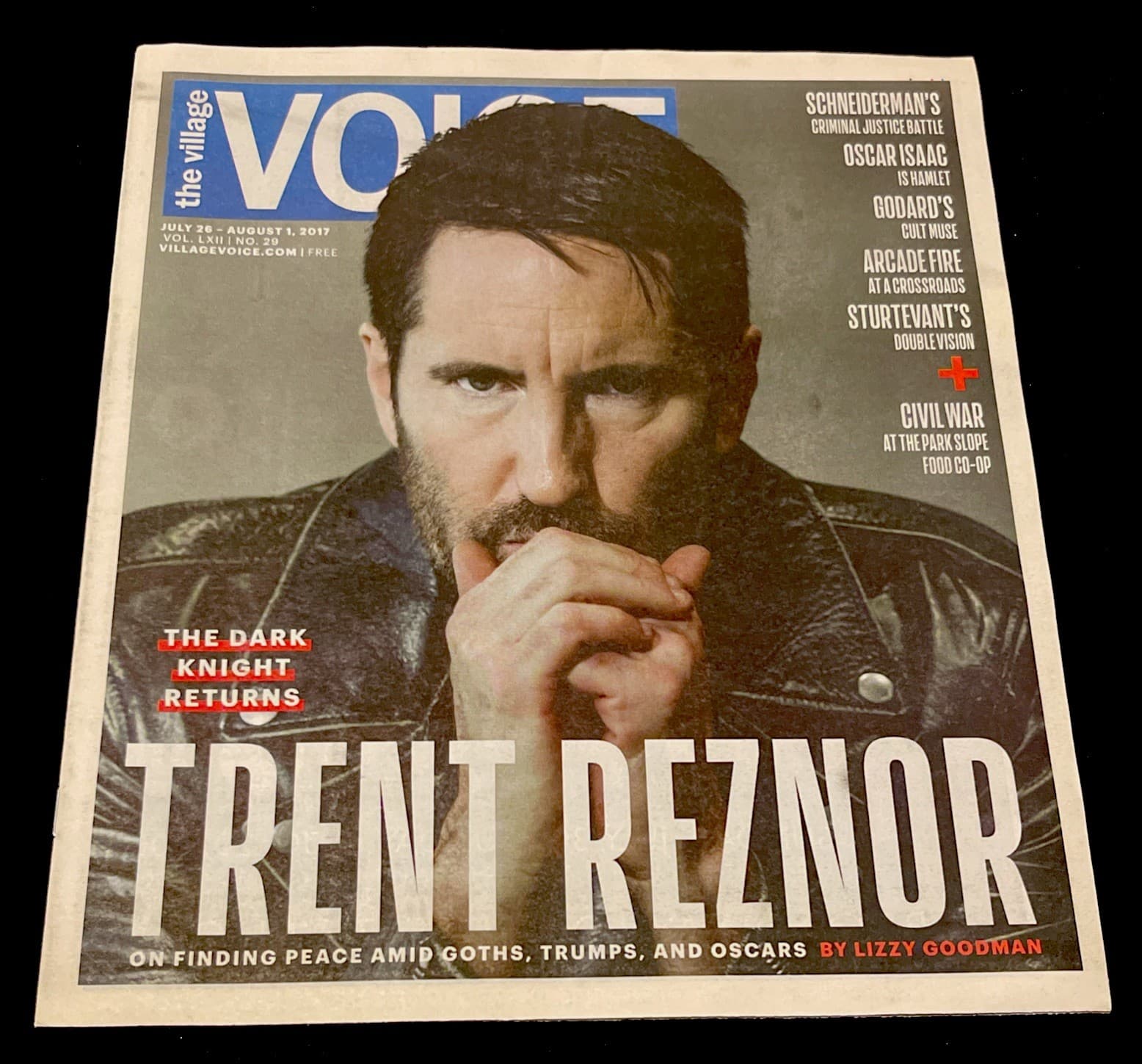 Trent Reznor Nine Inch Nails NIN The Village VOICE 7/26/2017 not poster print