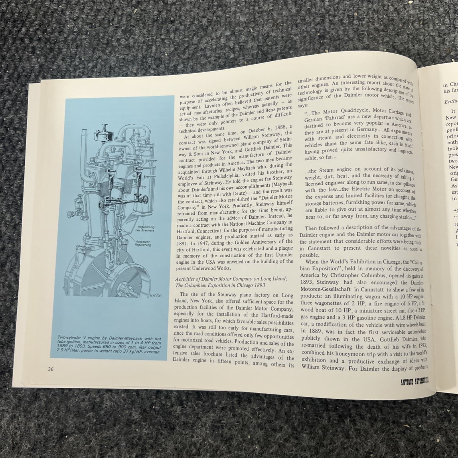 1971 Mercedes-Benz historical booklet promotional brochure 6