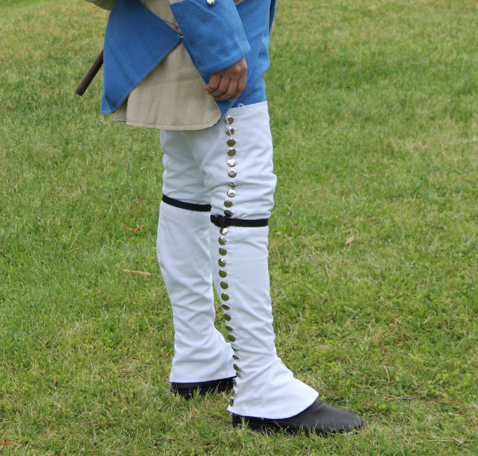 White Over-The-Knee Gaiters - Reenactment 4
