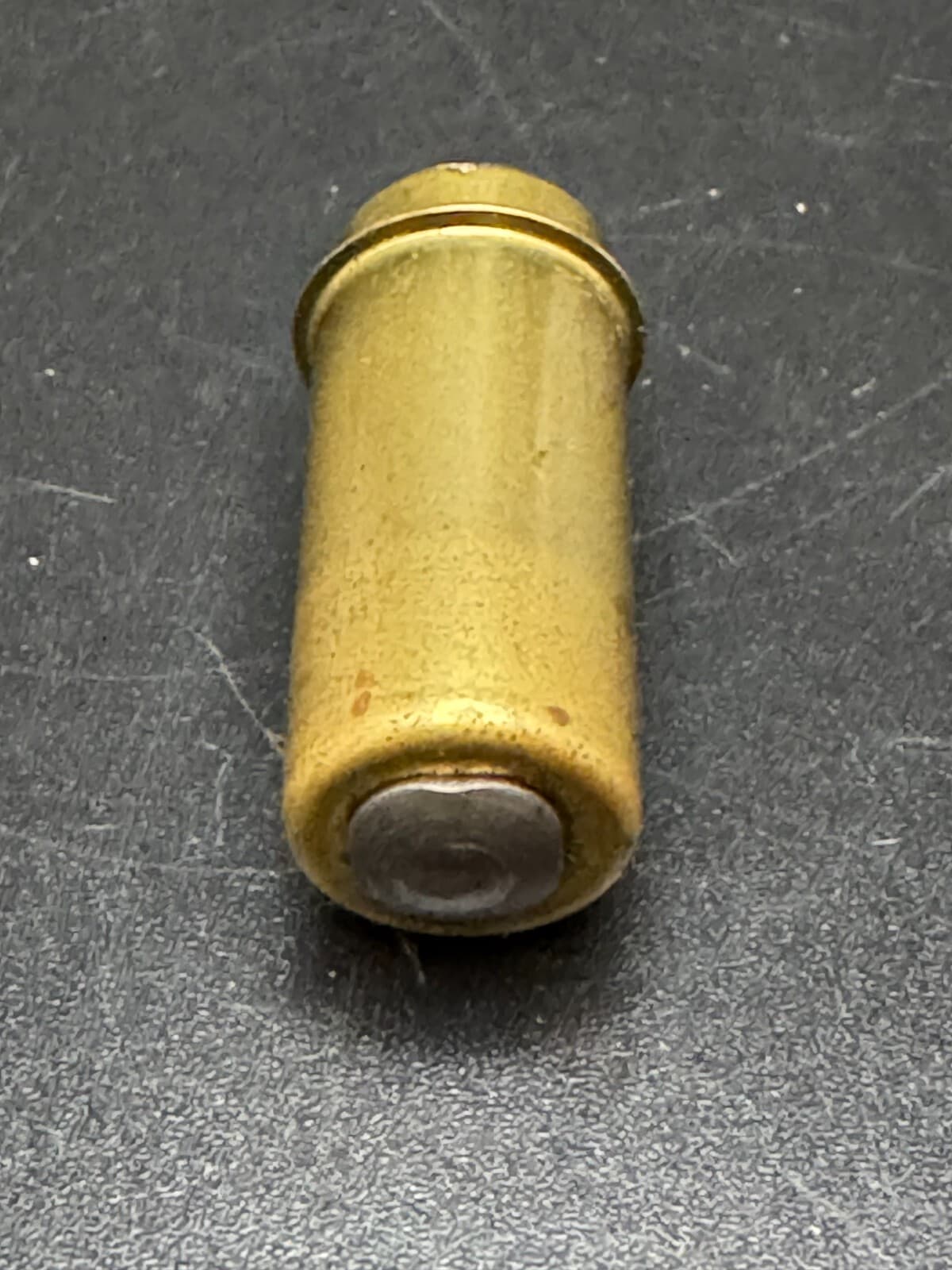 Vintage Brass Bullet Catch 1/2" Diameter Adjustable Spring Loaded Metal Center 4