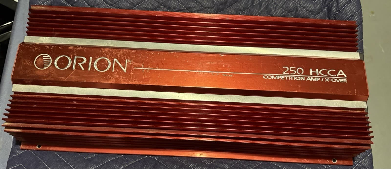 Vintage Orion HCCA 250 High Current Competition Amp w/X-over OG Cheater Amp