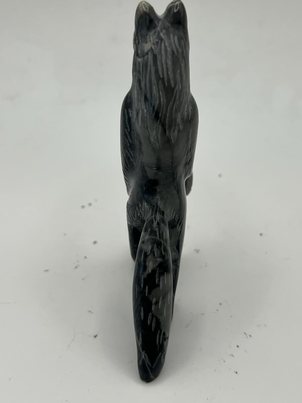 Zuni Wolf Woman Fetish by Cody Nastacio *NEW* Picasso Marble F5080 4