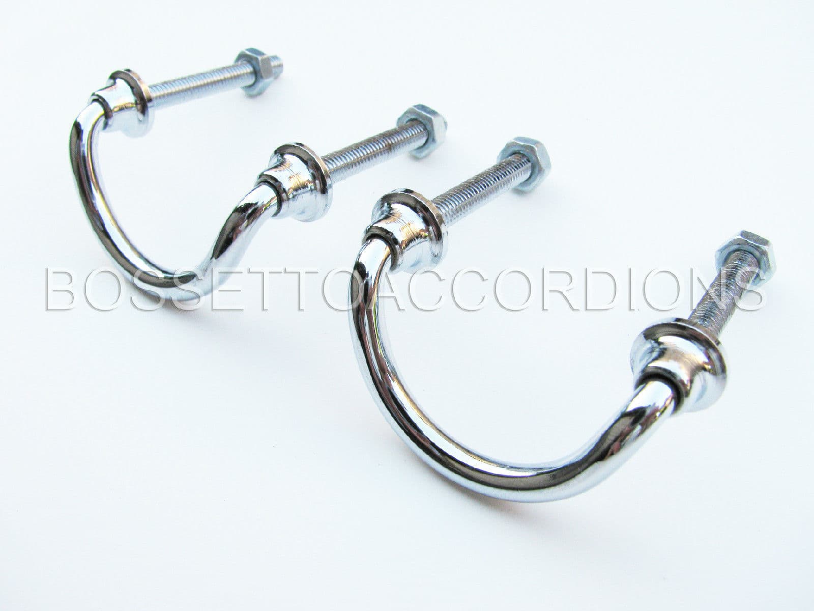 Accordion Shoulder Strap Brackets / Clasp Set of 2 "Round" Style Ersatzteile