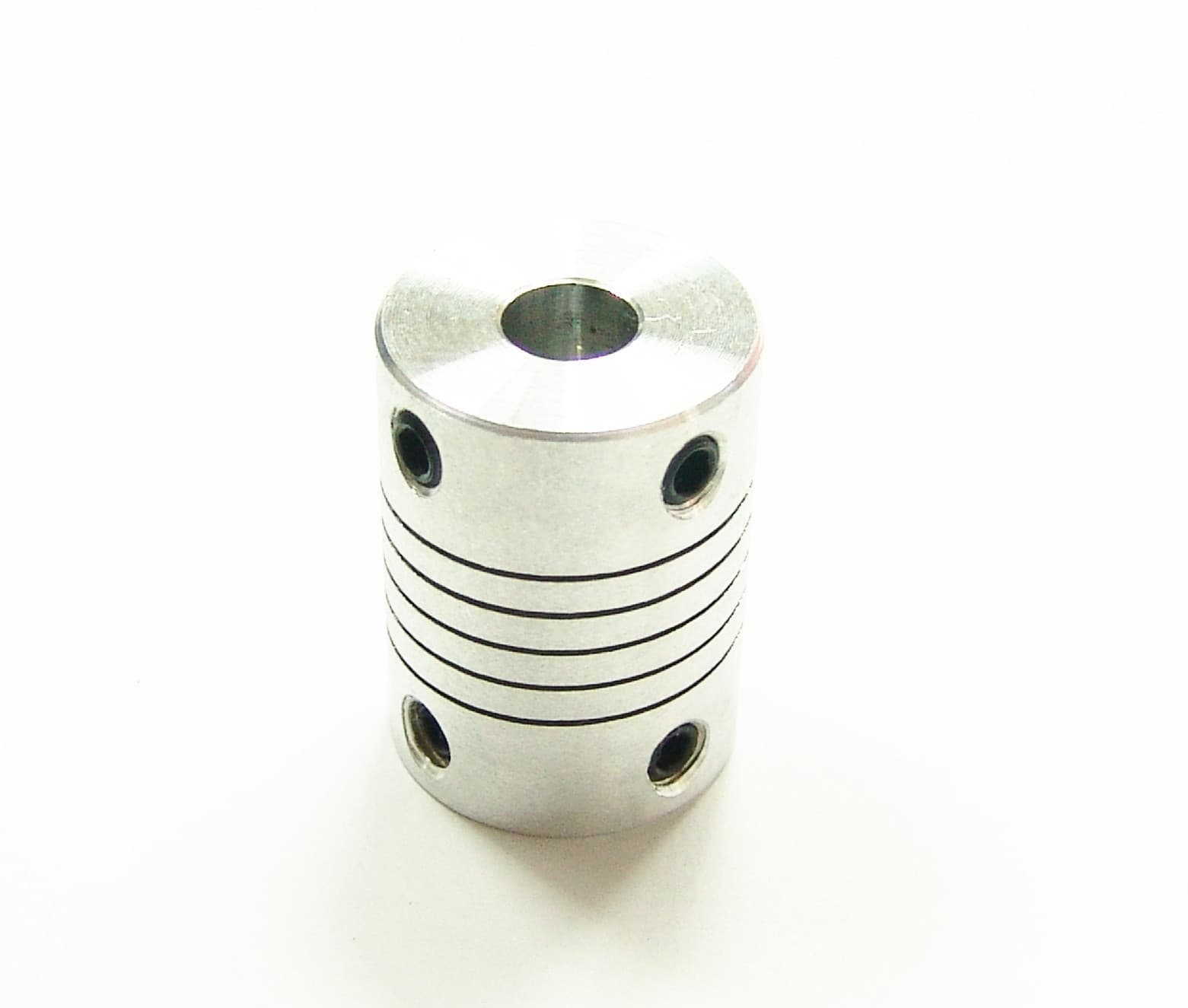 6.35 mm x 6.35 mm 1/4" Aluminum Flexible Shaft Coupler Coupling Linear Motion 4