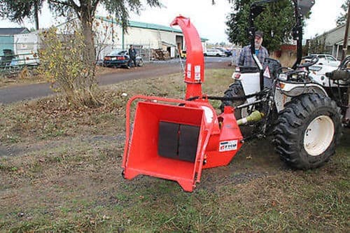 Wood Chipper 6"dia. Hydraulc Feed Cat.I&II 3pt 35HP+ Rated (FH-BX62) 3