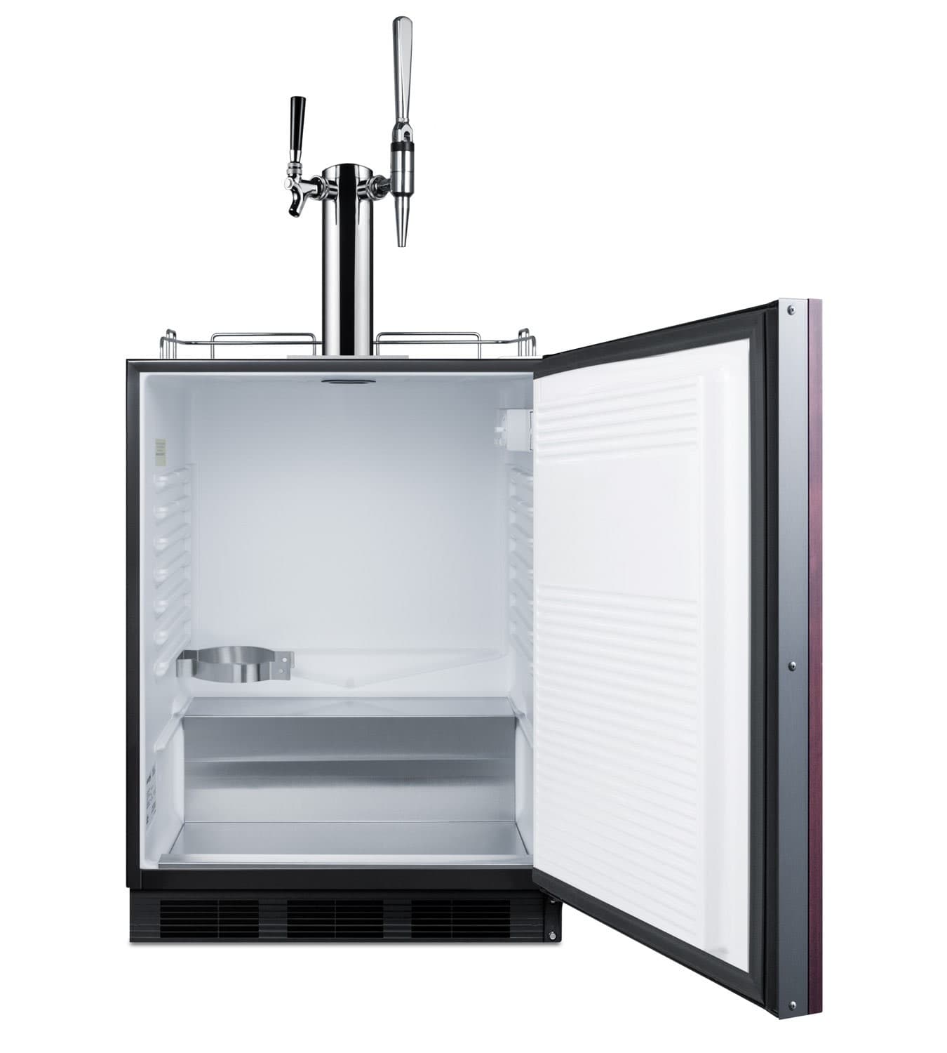 Summit SBC58BLBIADACMTWIN 24"W 5.5 Cu. Ft. Built-In Coffee Double - Stainless 2