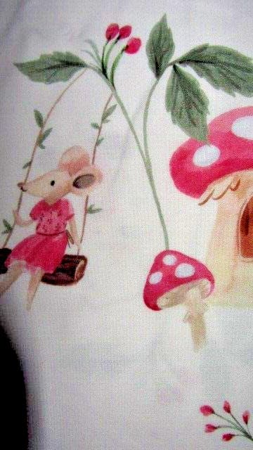 Pottery Barn Kids MICE AND FRIENDS Organic Sheet Set FULL 6