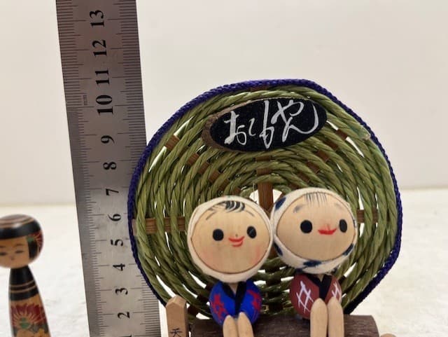 Kokeshi traditional Japanese crafts Set 3