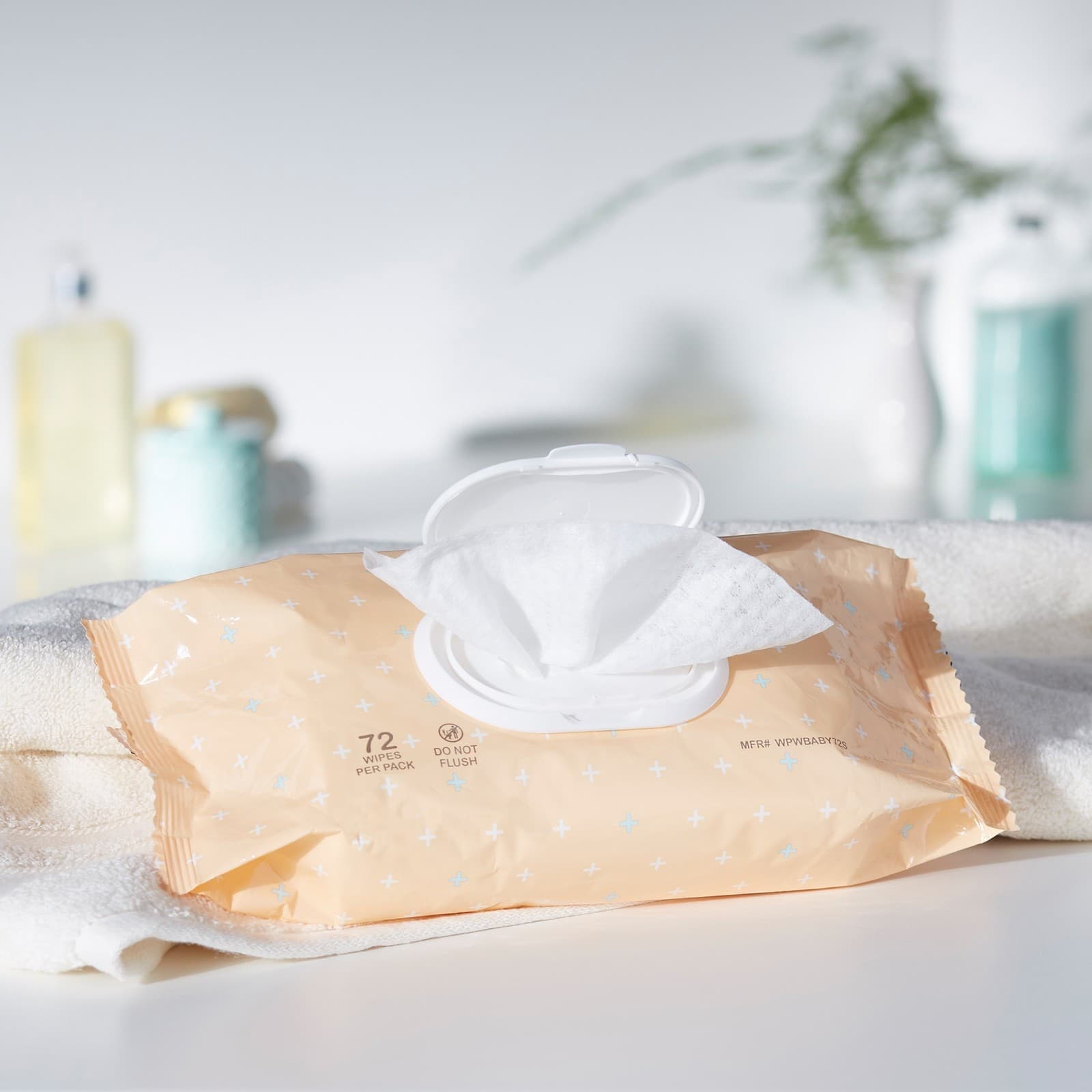 McKesson Baby Wipe Soft Pack 72 Wipes WPWBABY72S 5