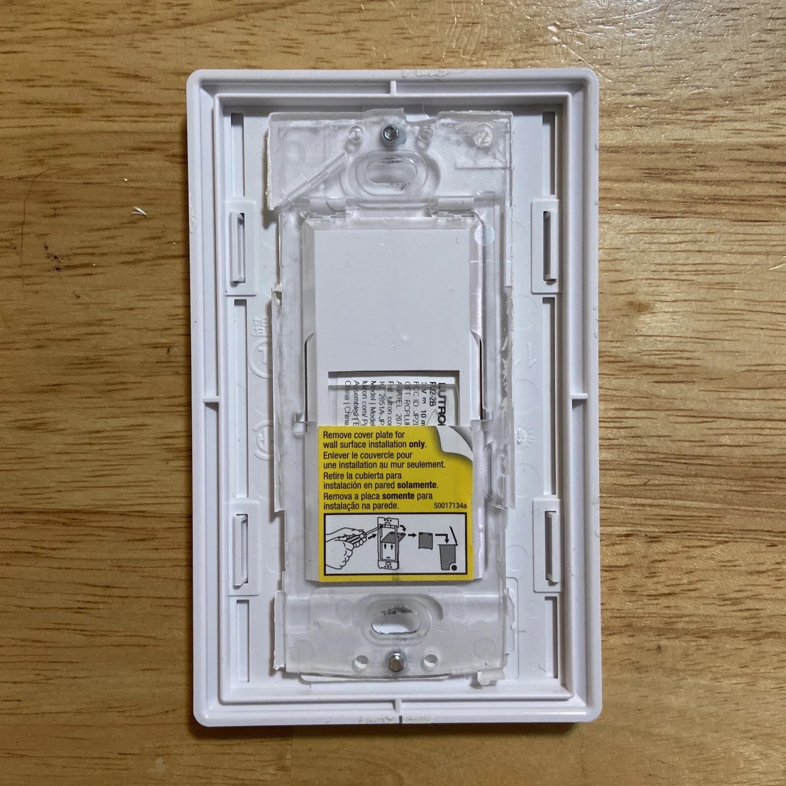 Lutron Pico PJ2-2B-WH Wireless Dimmer Remote Switch w Wall Mount & Bracket Kit 2