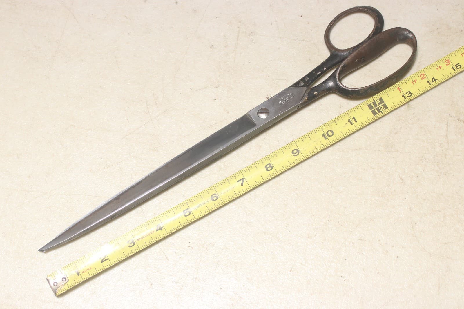 Vintage R. Heinisch 14 Inch Scissors USA 2