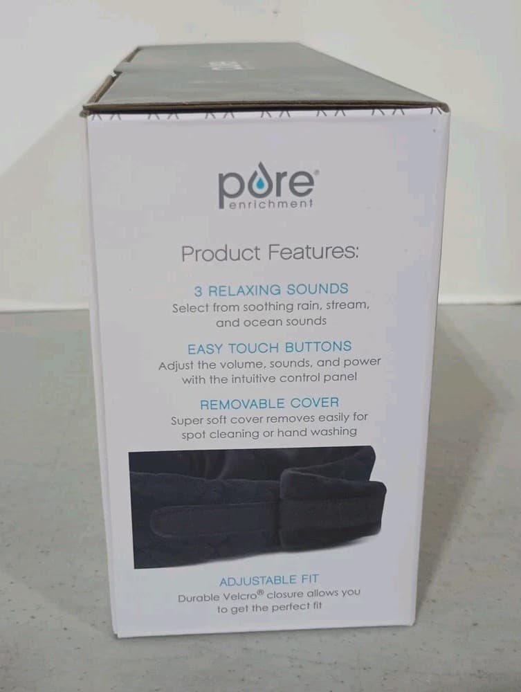 Pure Enrichment Wave Sound Therapy Eye Mask - Rechargeable Bluetooth 2