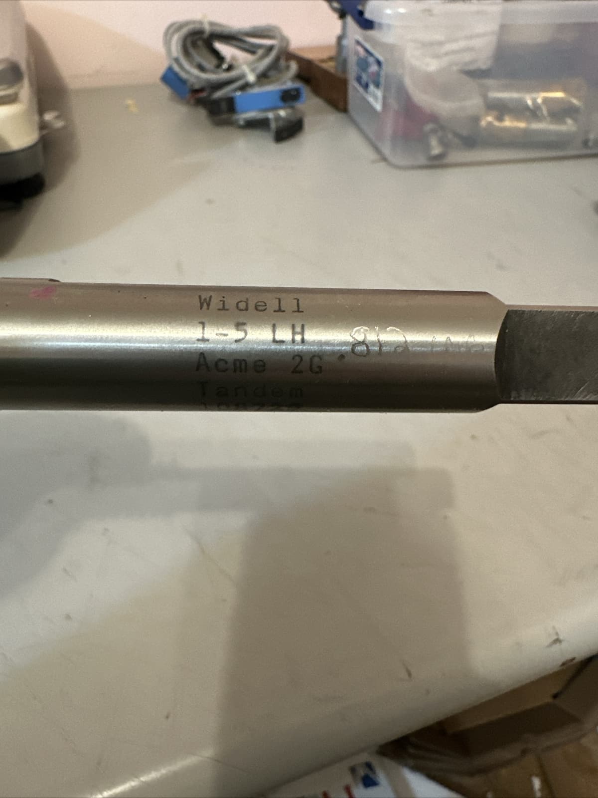 Widell 1” - 5 LH Acme 2G Tandem 108729 Left Hand Tap Machinist Feed Nut Repair  2