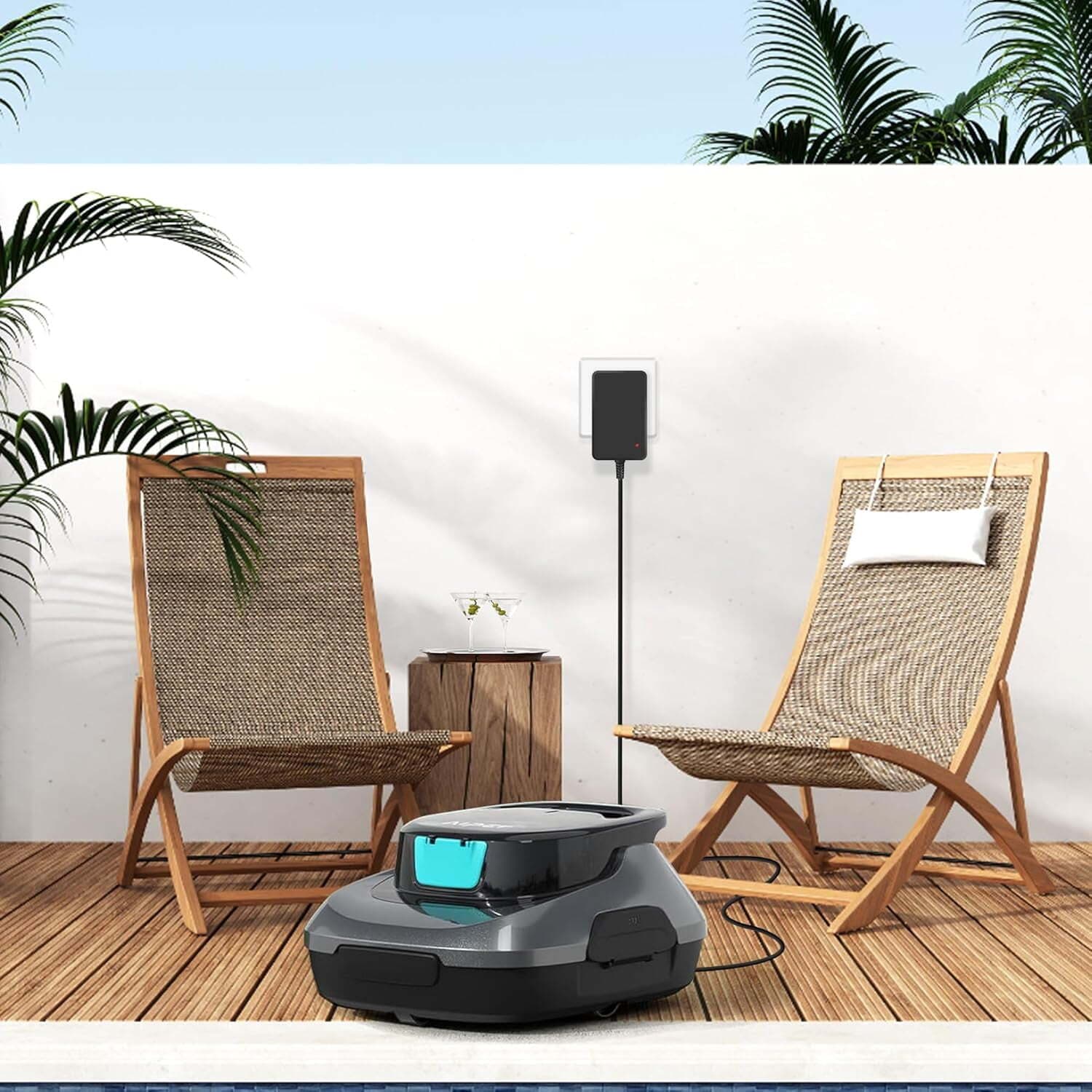 Charger for Aiper Seagull 600 800 Cordless Automatic Robotic Pool Vacuum Cleaner 5