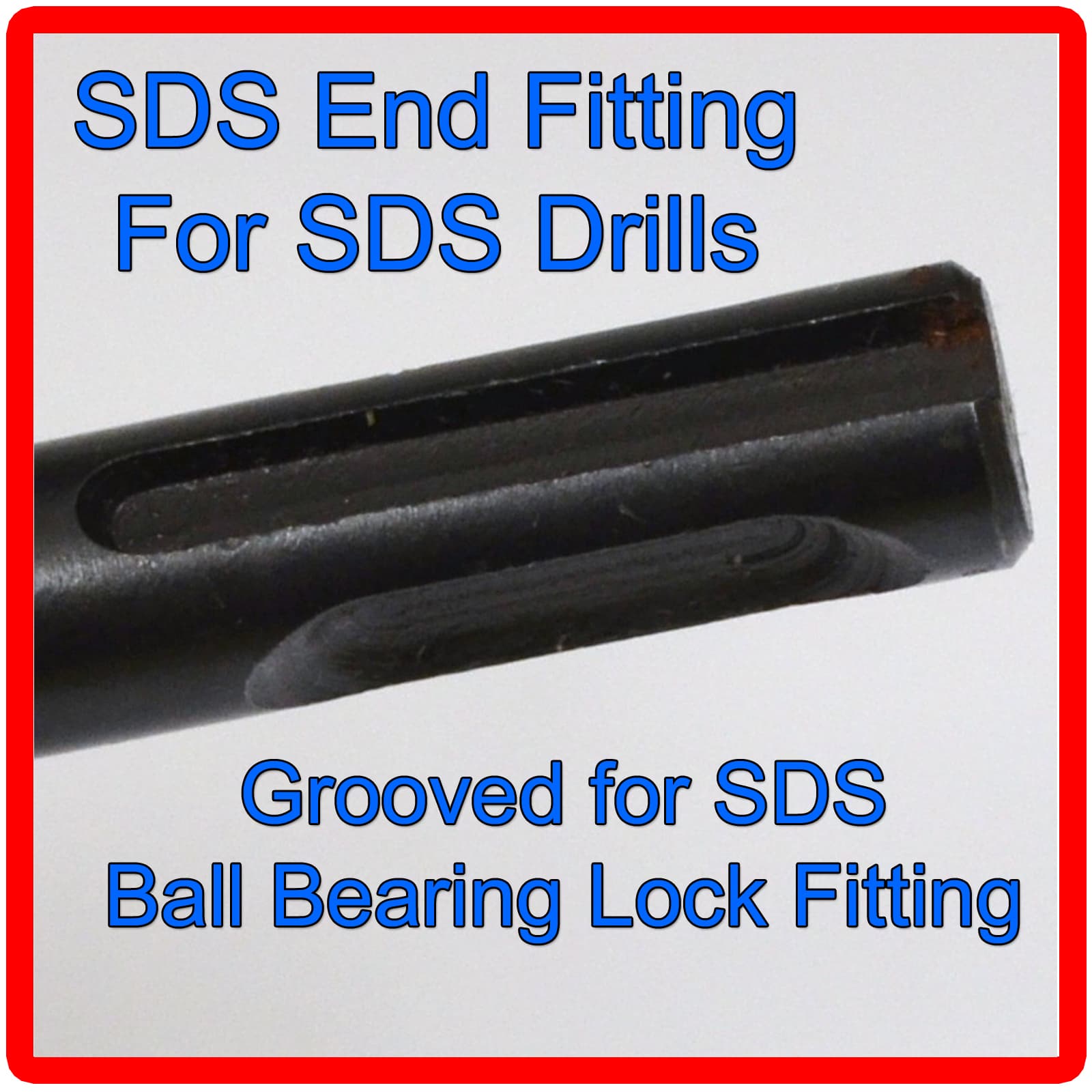 Hole Saw Arbor SDS Plus for HoleSaws over 1 1/8" TCT Pilot Drill Concrete Brick 6