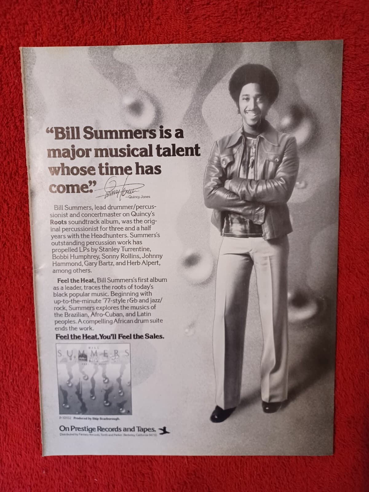 RITA COOLIDGE - 1977 US Full-Page Ad 'Anytime...Anywhere' Album (Cash Box Mag.) 4