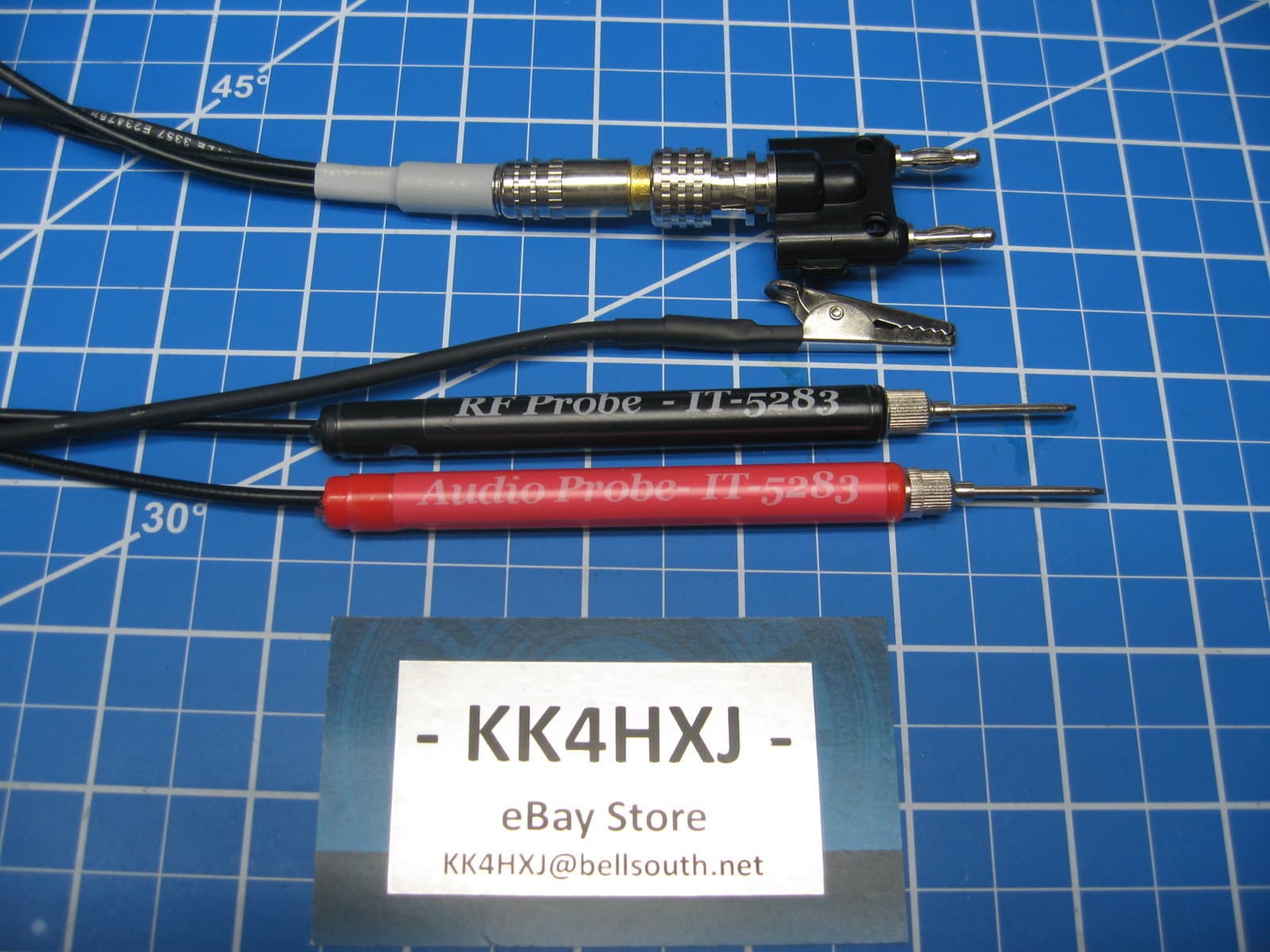 Custom RF & Audio Probe for Heathkit IT-5283 Signal Tracer - Assembled 4