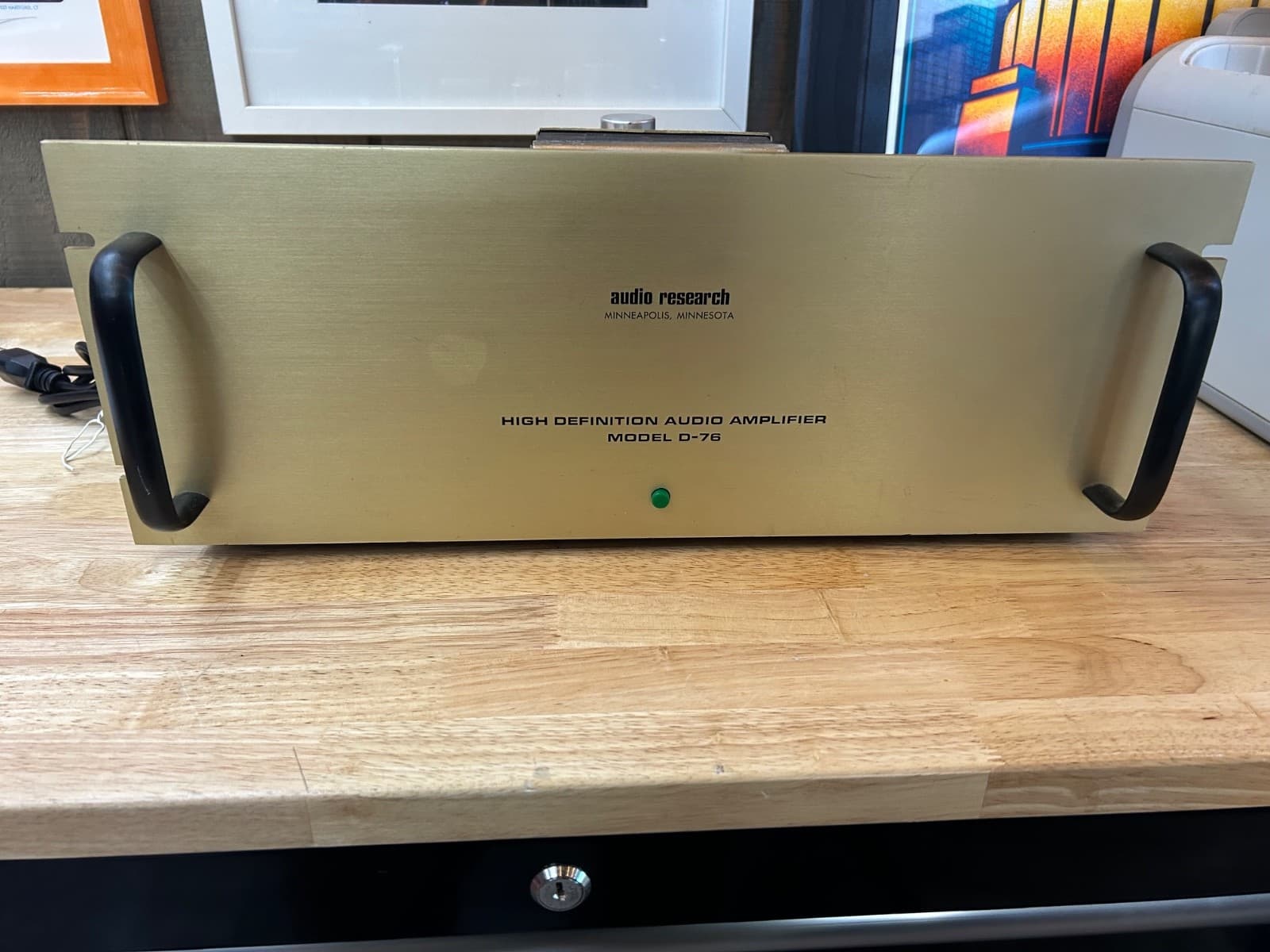 Audio Research D-76 Tube Power Amplfier Fully Tested Excellent Condition