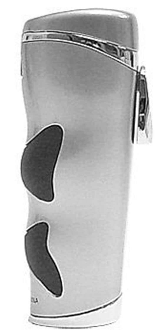 Artisian SATIN SILVER STEALTH Triple Flame JET Cigar Torch Lighter PUNCH 3
