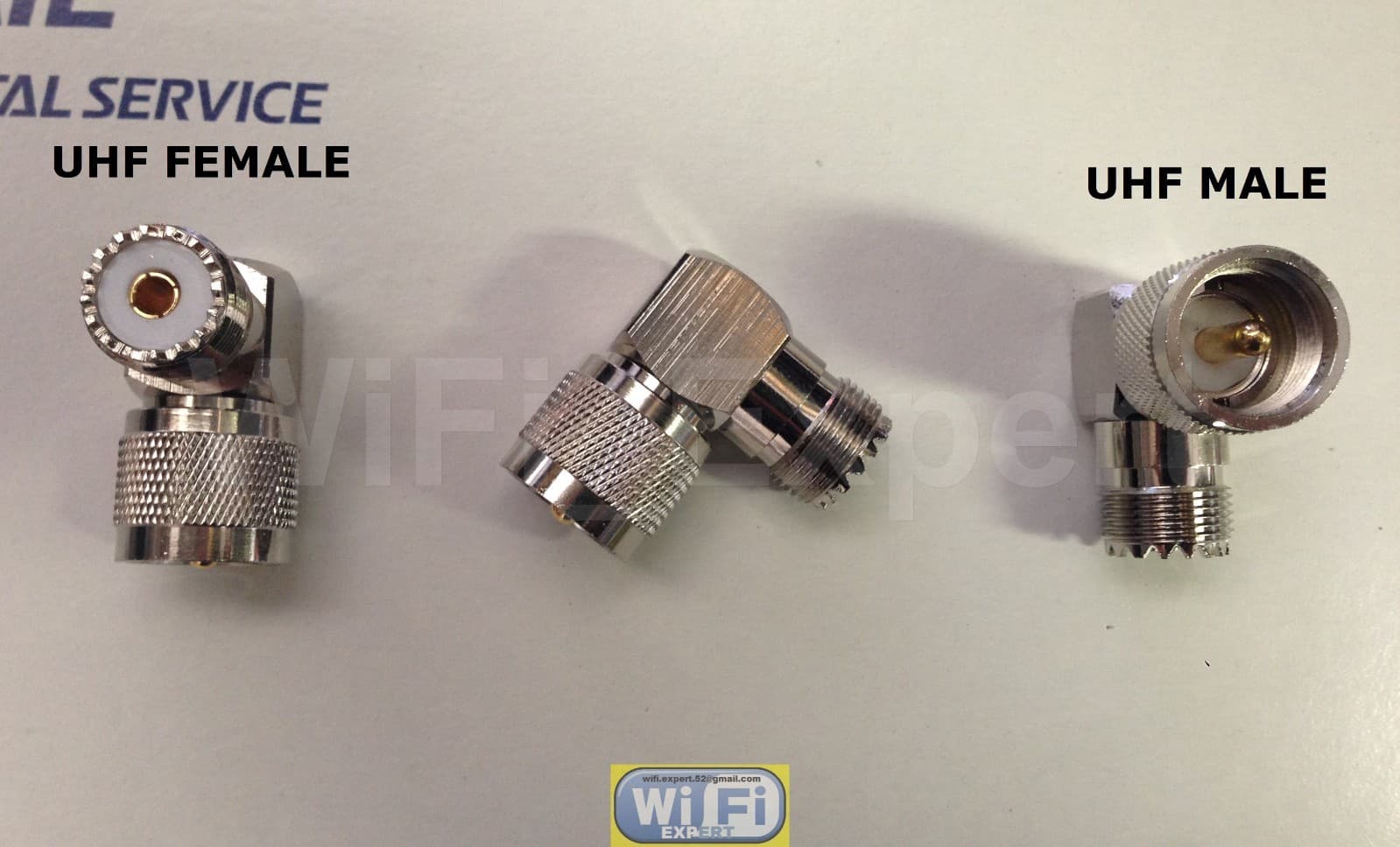 1 x UHF male to female right angle elbow RF adapter PL-259 SO-239 ships from USA 2