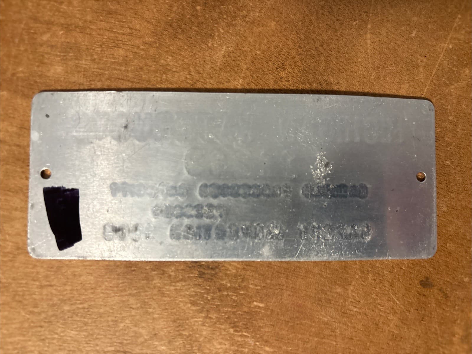 1965 Michigan Waterways DNR Safety Inspection Tag # 11269 Metal 2