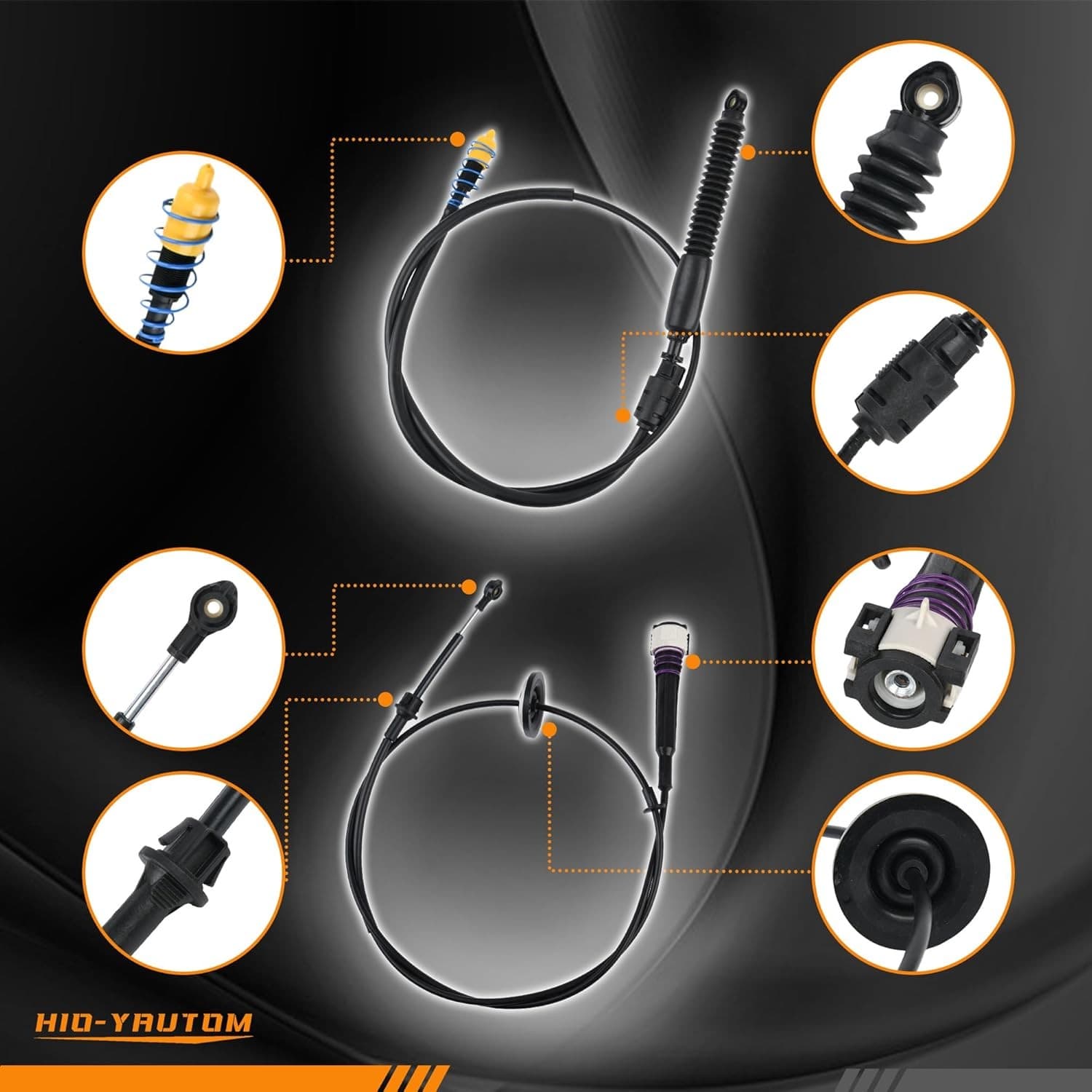 12477640 Automatic Transmission Gear Shifter Cable Compatible with Chevy  4