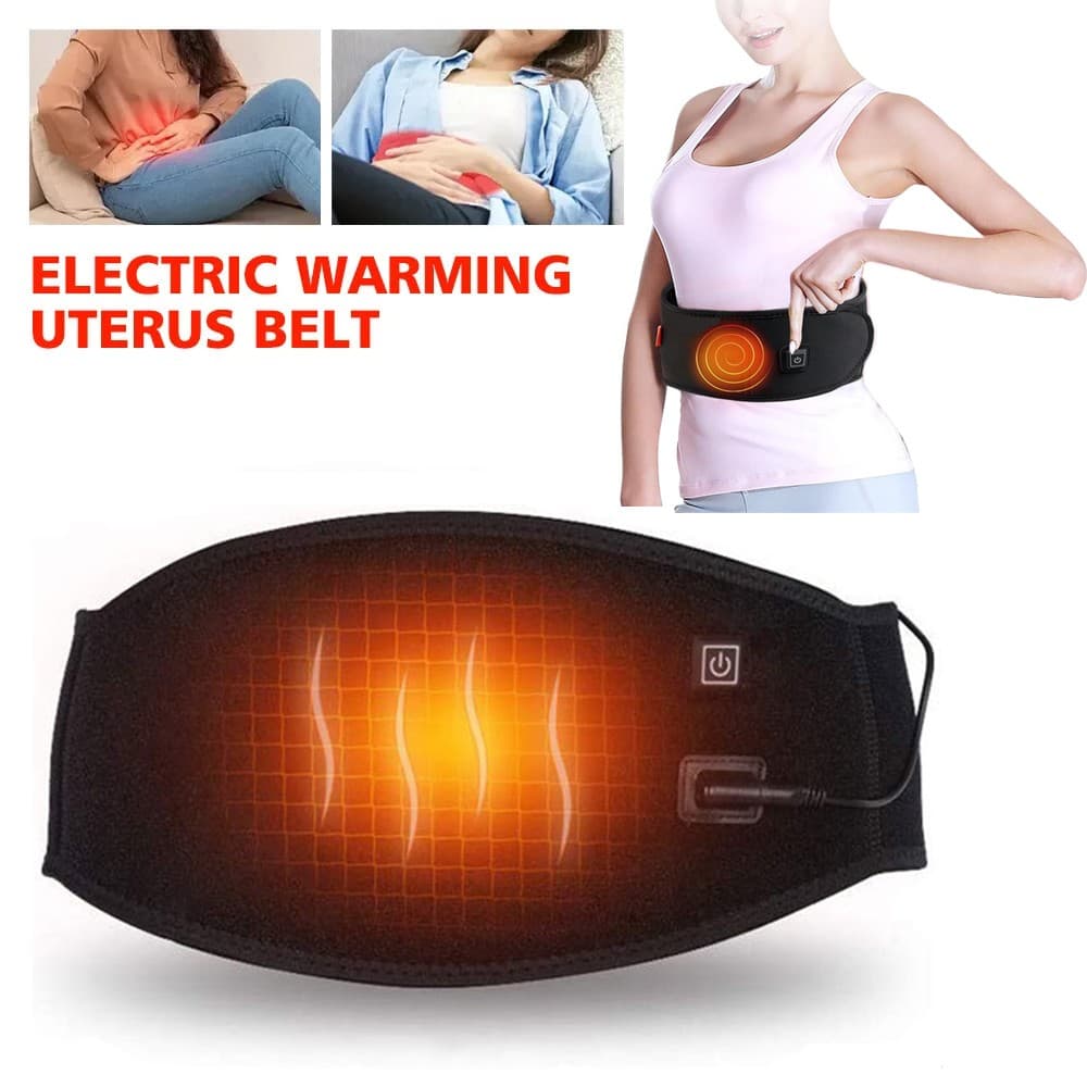 USB Heating Waist Pad for Back Pain Relief 3 Heat Levels Portable Electric Belt 2
