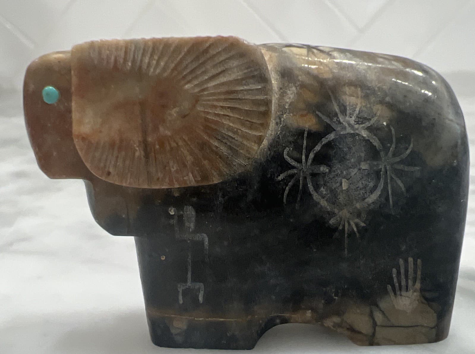 Zuni Fetish RAM Stone Carving - Ulysses Mahkee