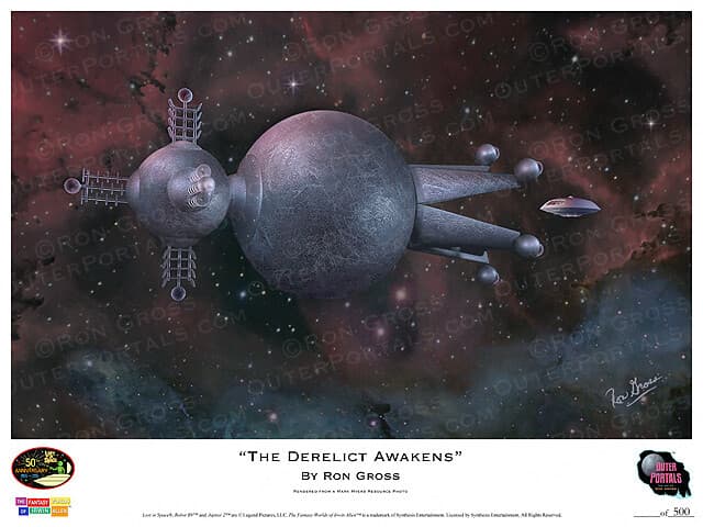 Lost in Space - The Derelict Awakens Ron Gross art print Jupiter 2 #9