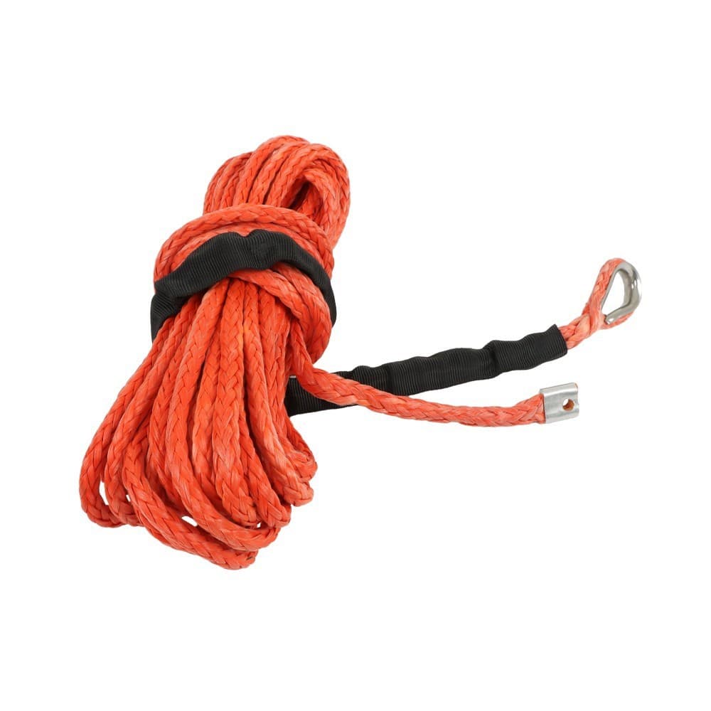 Synthetic Winch Rope Line Recovery Cable for ATV UTV w/ Sheath 5/16"x50' 12000LB 4