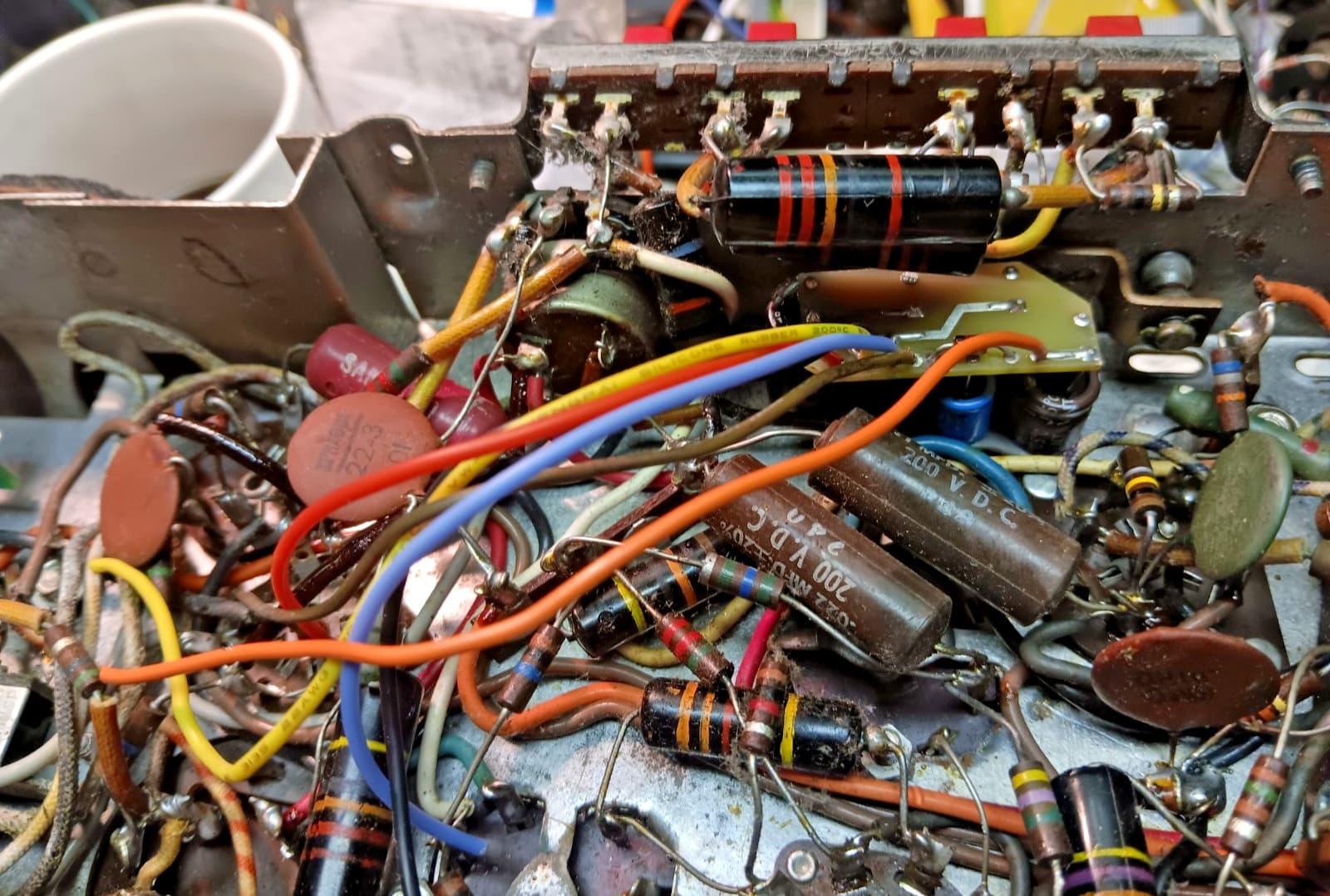 Zenith Transoceanic Electrolytic Capacitor Replacement Module 4