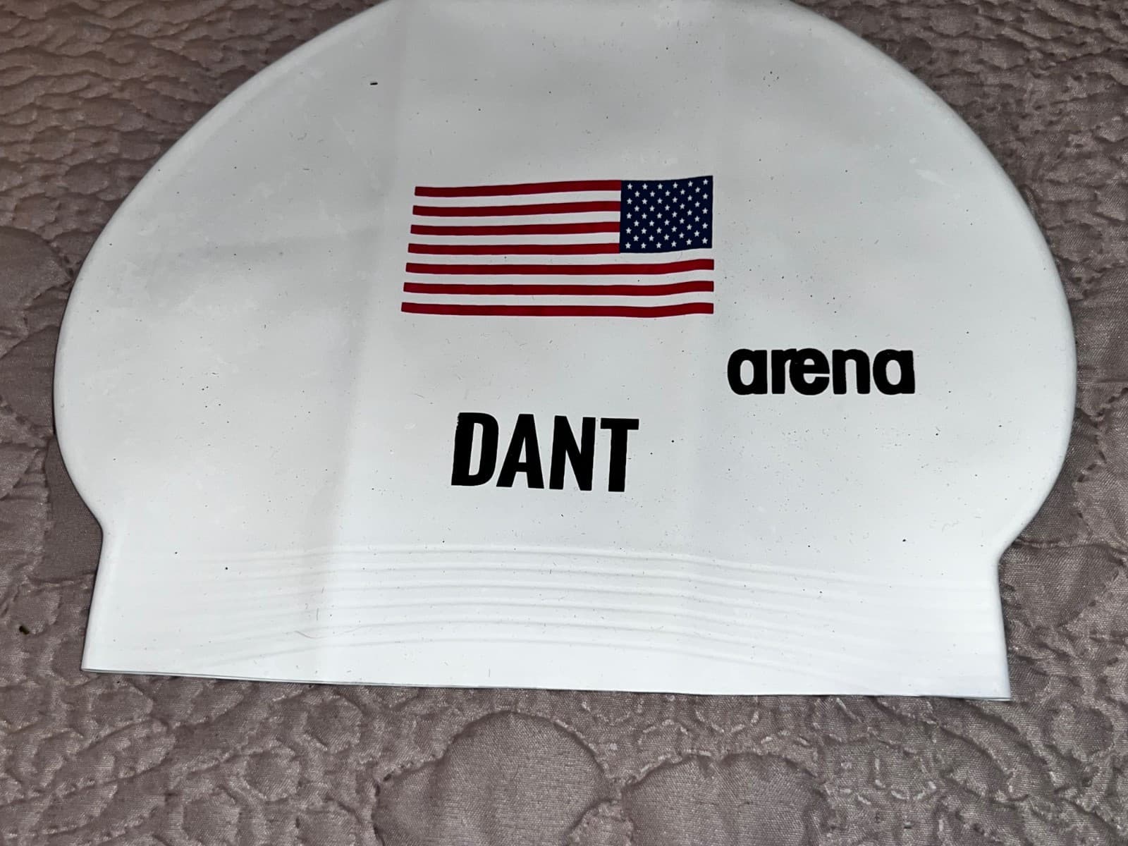 Arena Unisex USA Silicone Swim Cap for Women and Men Fitness Swimmers LOT OF 7 3