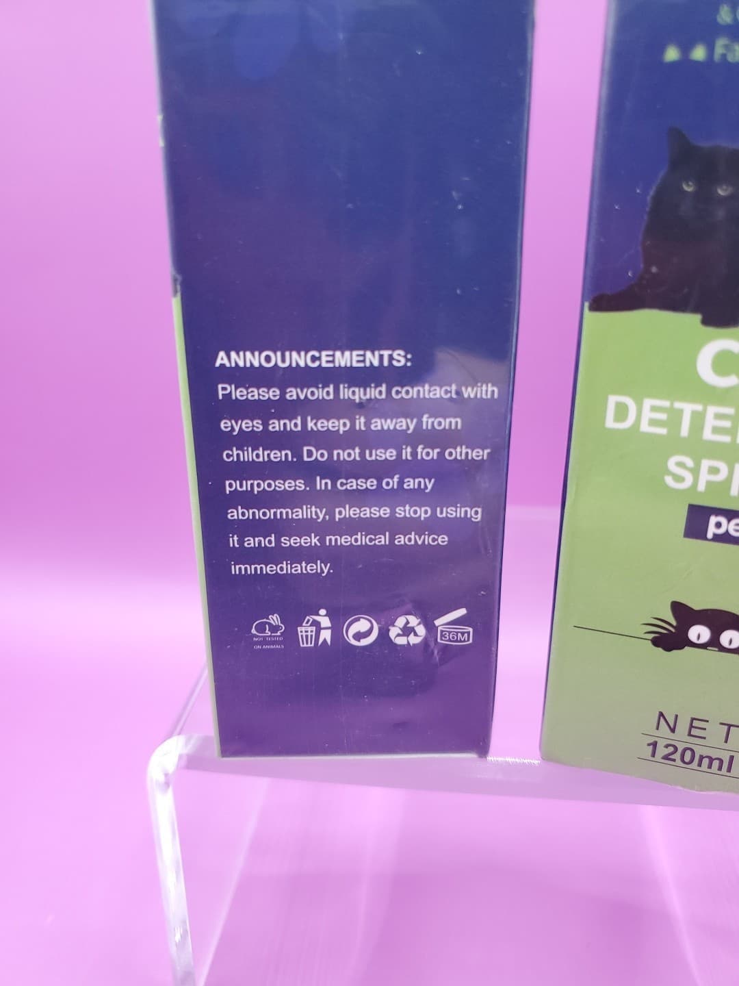 2 Pack Folaymass Cat Deterrent Spray Deters Pets Scratching Chewing Exp 01/27 2