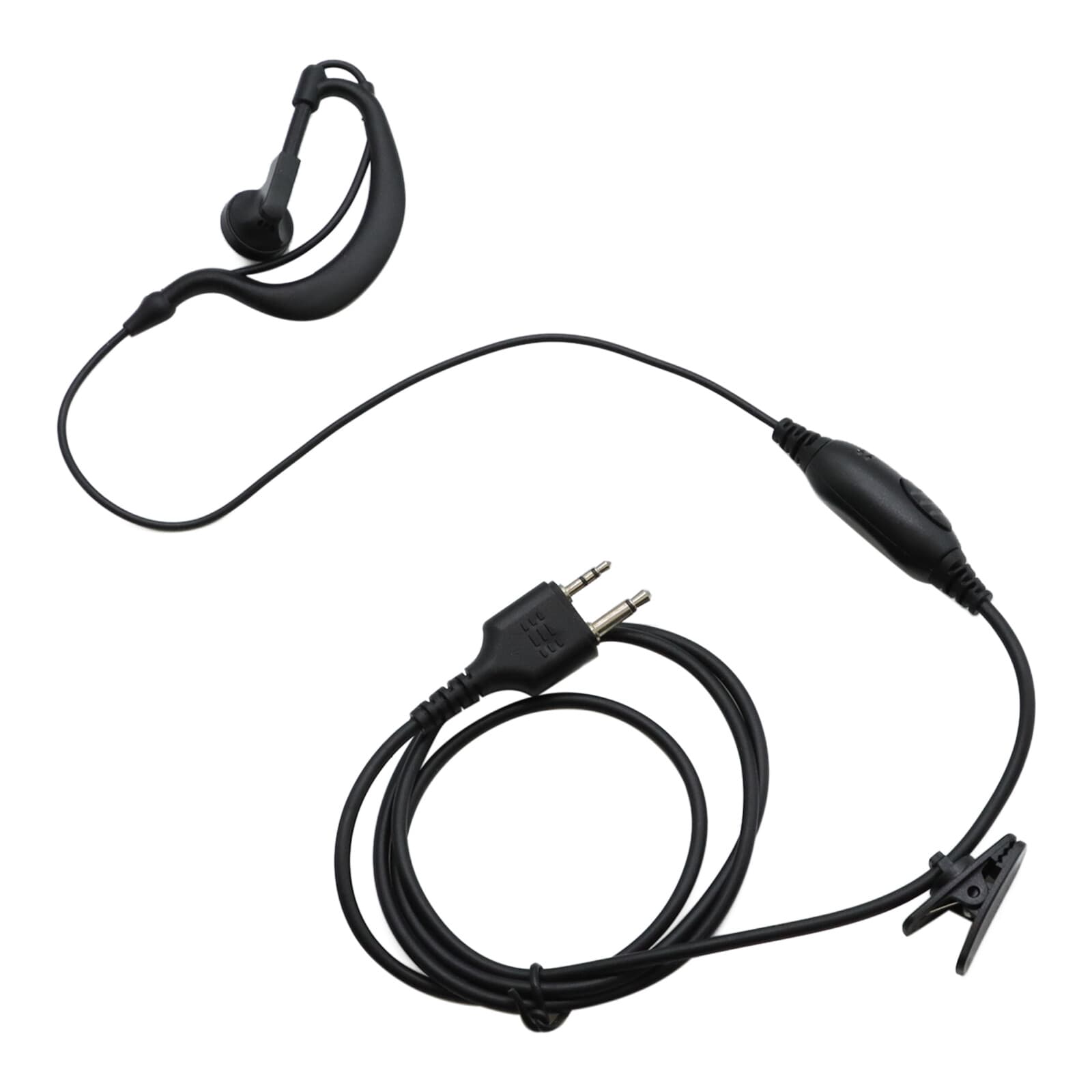 2X With PTT MIc Headsets/Earpiece for Midland 2/Two Way Radio Walkie Talkie 4