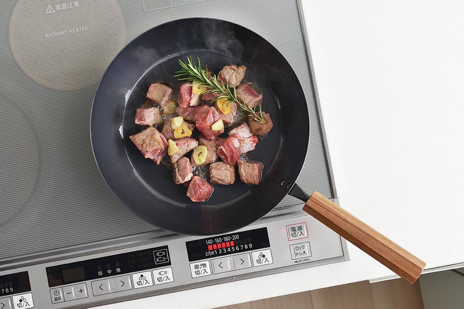 My commitment Iron pot series Frying pan 26cm Nitriding treatment 5