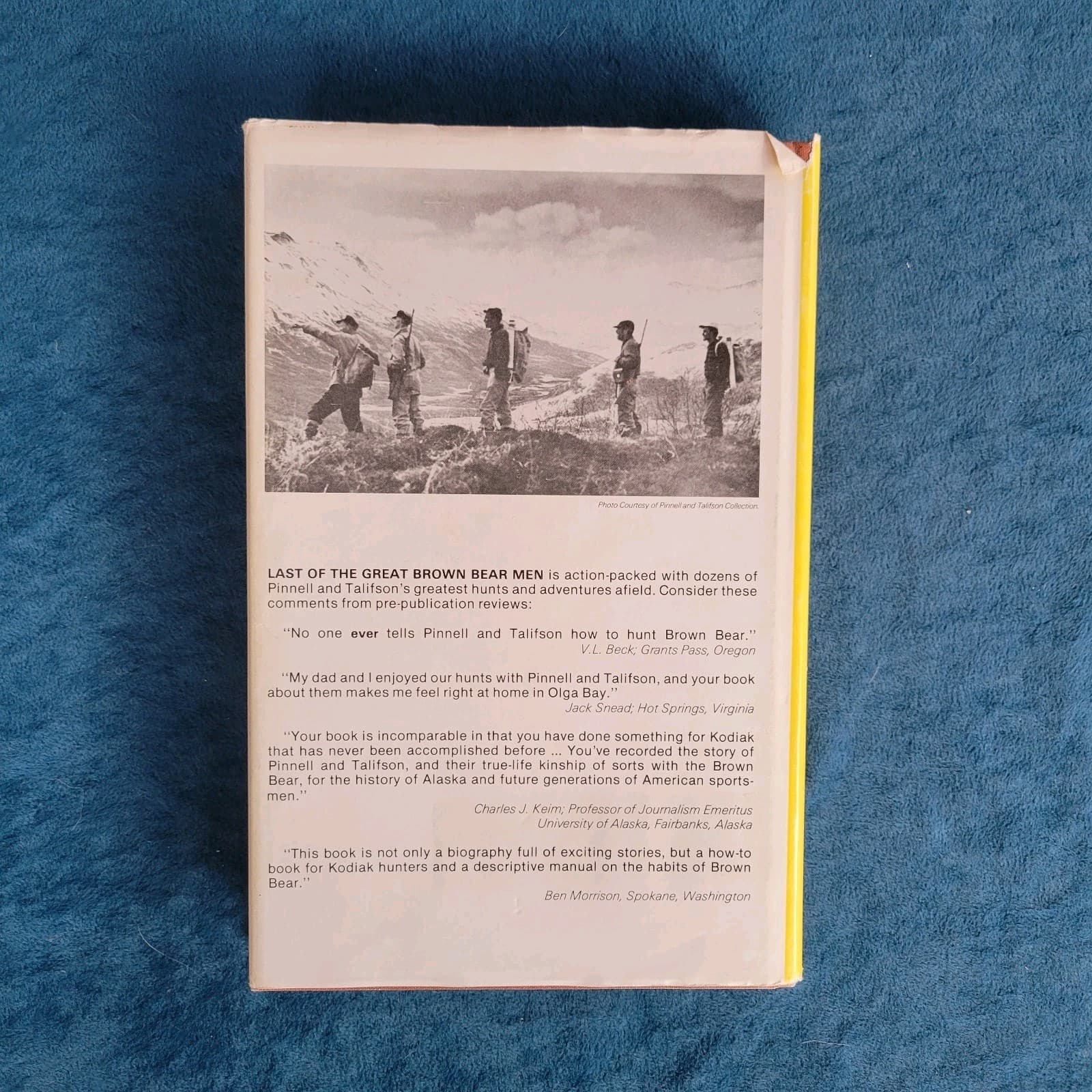 PINNELL AND TALIFSON  :  LAST OF THE GREAT BROWN BEAR MEN  ;  ISBN 0-937708-00-3 2