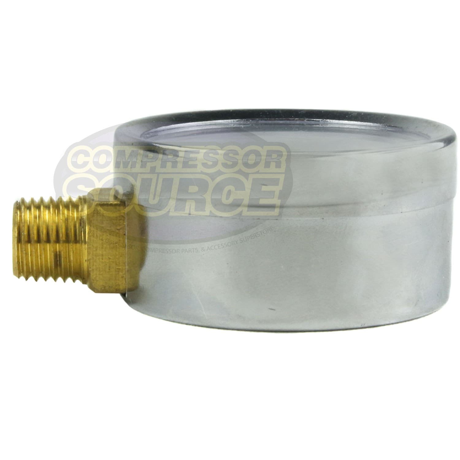 2 Air Compressor Pressure Hydraulic Gauge 2" Face side Mount 1/4" NPT 0-300 PSI 5