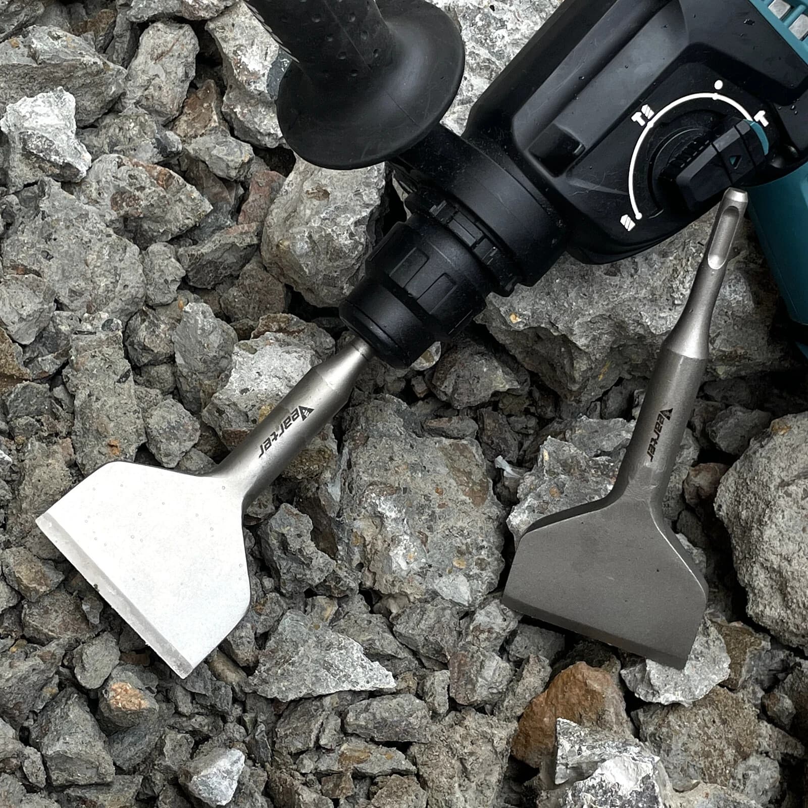 Vearter SDS PLUS Floor Scraper 3''X6.3''  Curved Chisel Bit for Hammer Drill 6