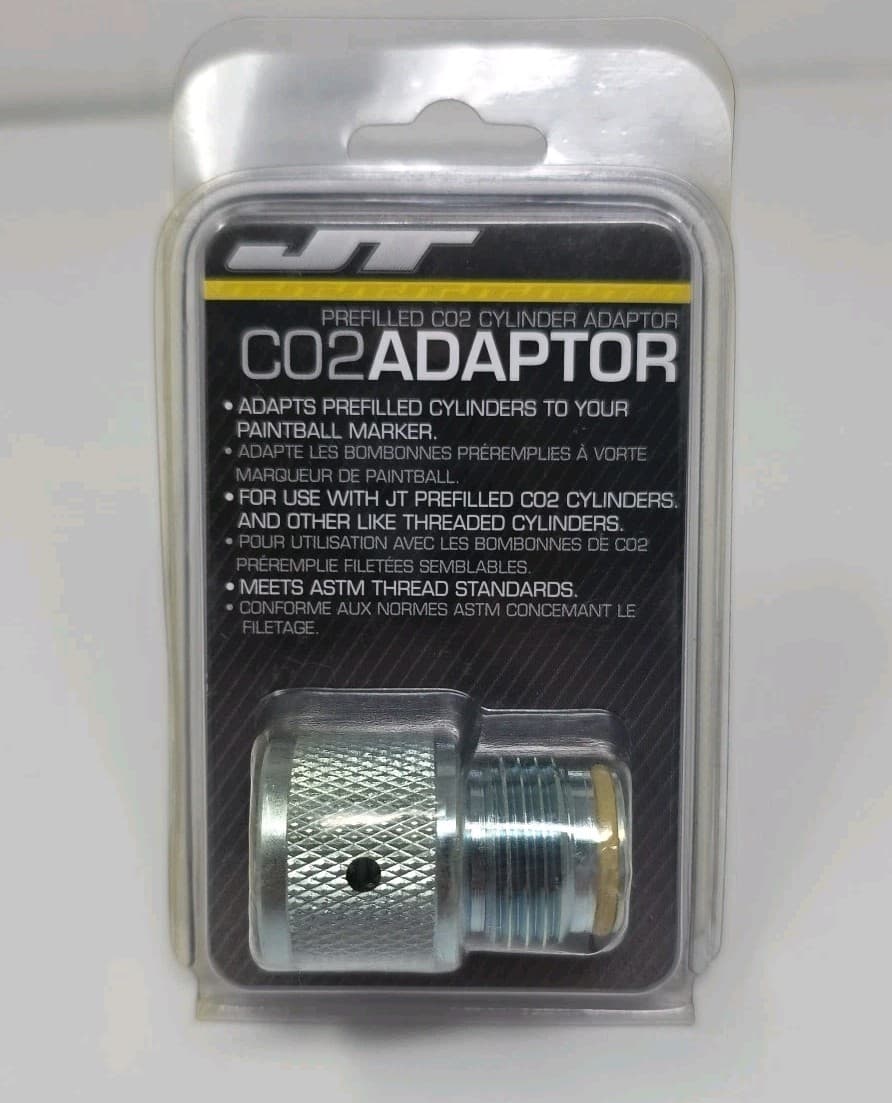 JT CO2 Paintball Tank Adapter for 90g Pre-Filled CO2 Tanks NEW 2