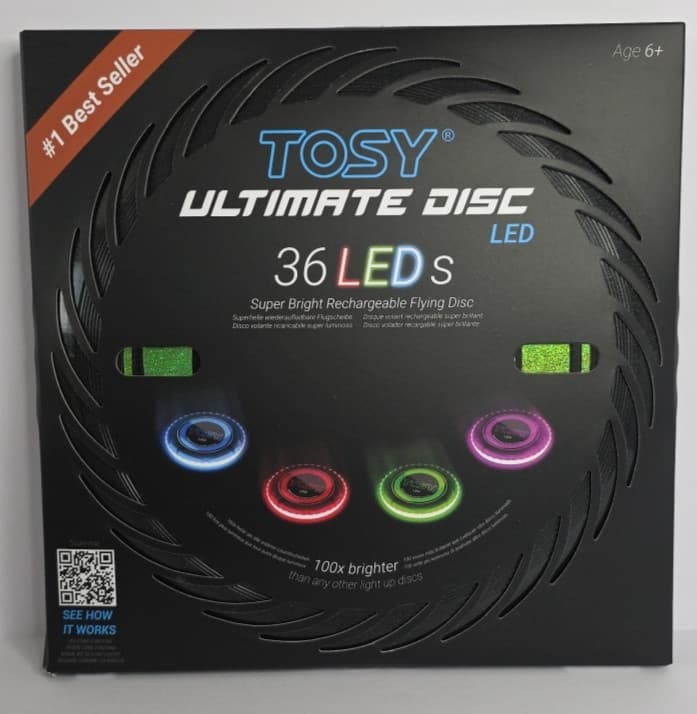 TOSY Flying Disc - 36 Mono-Color LEDs 2
