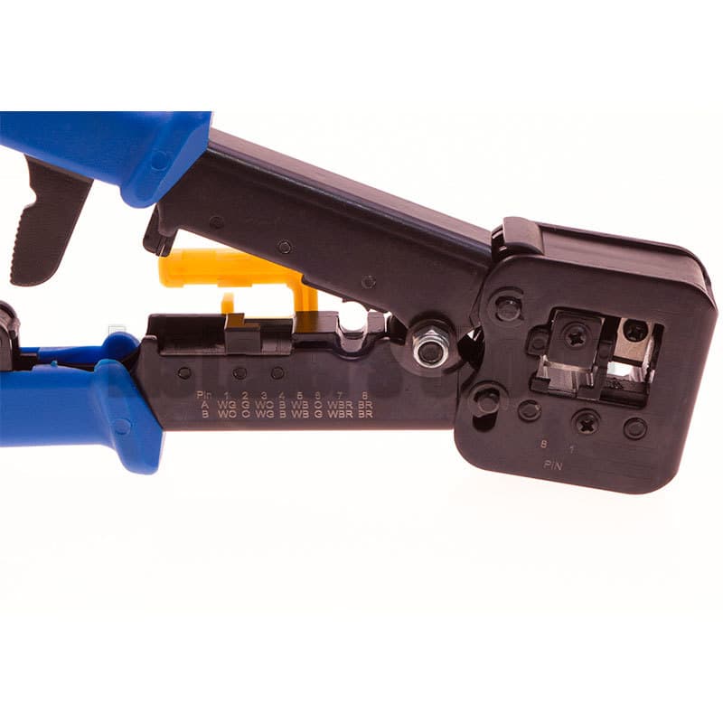 50-Pack Cat5e RJ45 Modular Plug Connector Pass-Through Crimp Tool End 4