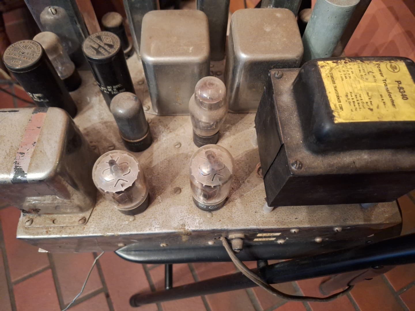 Scott 800b amplifier tube amp Radio Chrome See Video 3