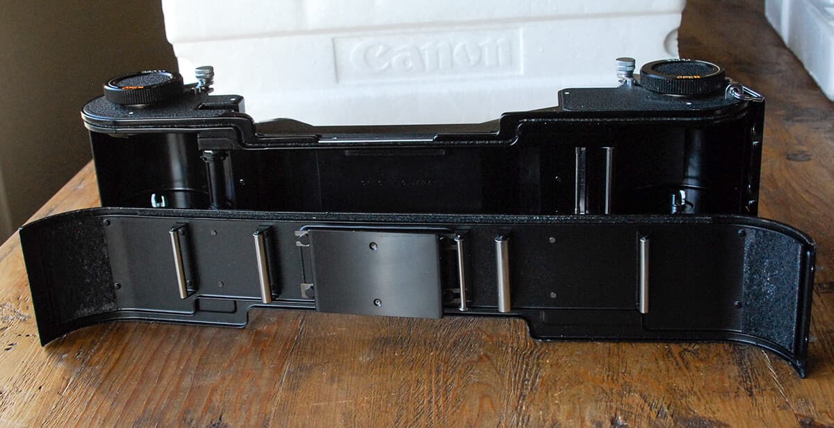 Canon 250 Exposure Back for F-1 Film Chamber in box with manual EXC++ RARE F1 6