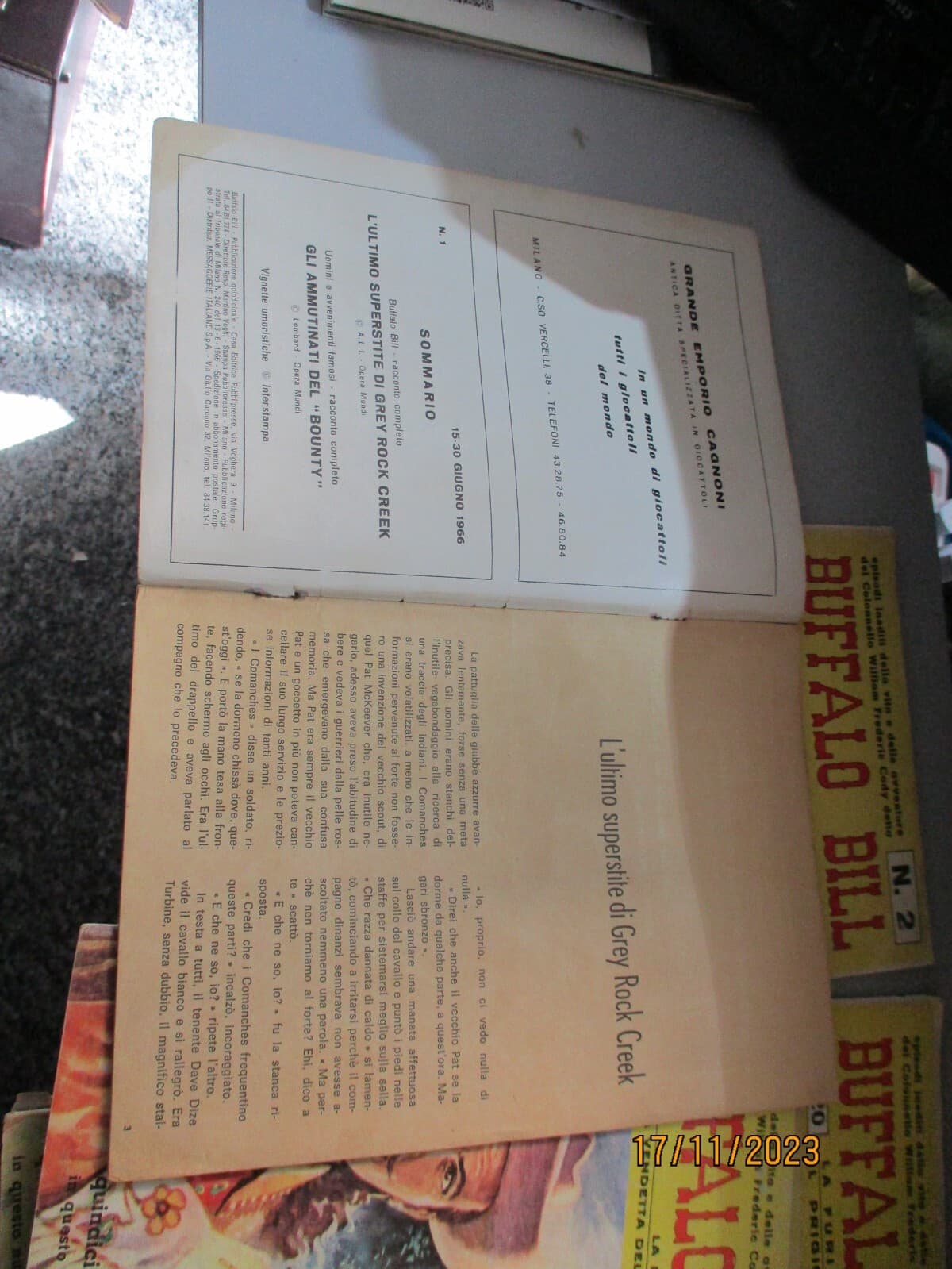 almost complete collection BUFFALO BILL - ED. 1966 PUBLIPRESSES (only missing no.6) 2