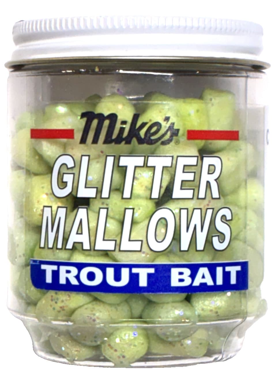2 JARS Atlas-Mike's 1.7oz. Chartreuse Cheese Glitter Mallow 6
