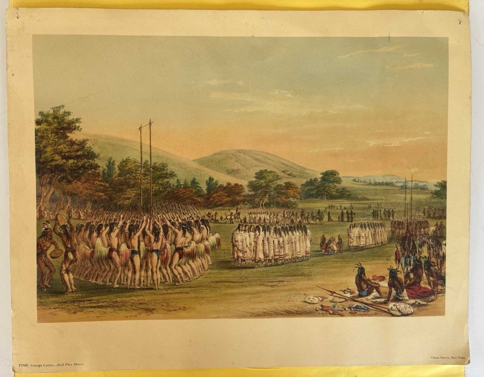 George Catlin’s North American Indian Portfolio Complete set Of 6 Penn Prints 3